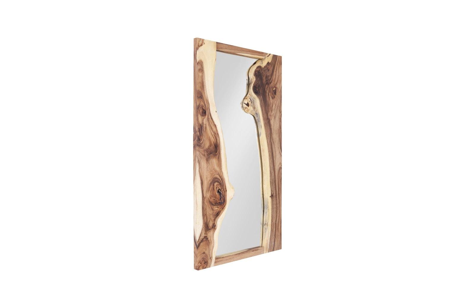 Phillips Collection River Mirror, Chamcha Wood, Natural DECORATIVE OBJECTS