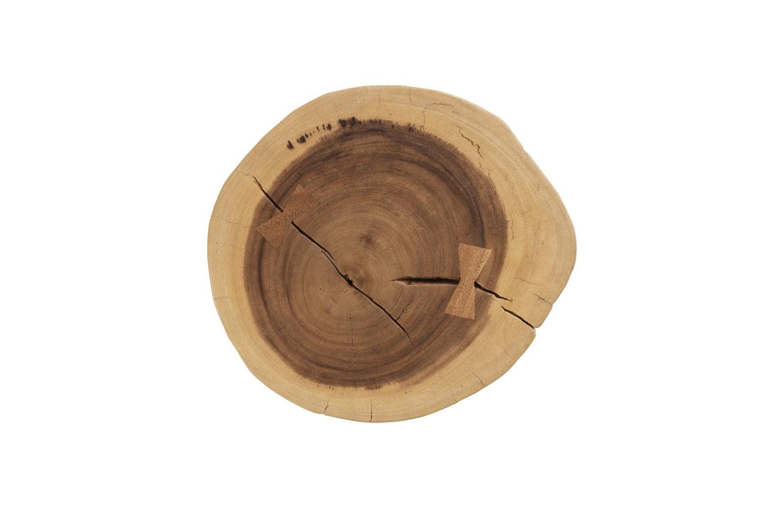 Phillips Collection Stump Stool, Natural, Assorted OTTOMANS, POUFS, + STOOLS
