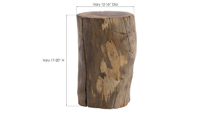 Stump Stool, Natural, Assorted - Phillips Collection - AmericanHomeFurniture