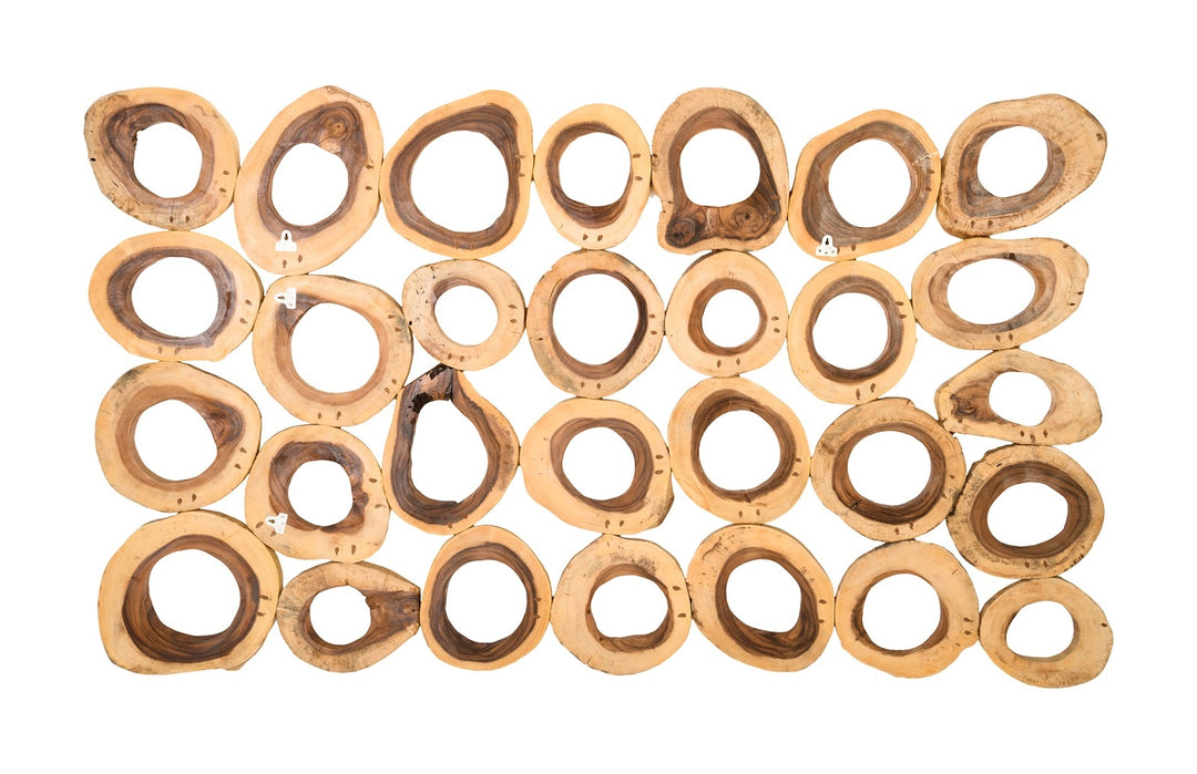 Chuleta Rings Wall Art, Chamcha Wood, Rectangular - Phillips Collection - AmericanHomeFurniture