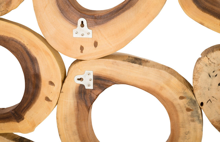 Chuleta Rings Wall Art, Chamcha Wood, Rectangular - Phillips Collection - AmericanHomeFurniture