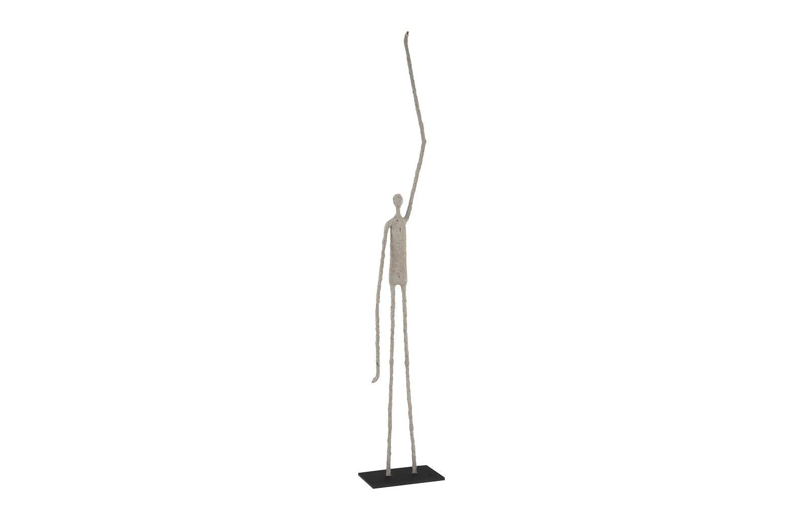 Phillips Collection Human Sculpture, One Arm Up, Paper Mache DECORATIVE OBJECTS