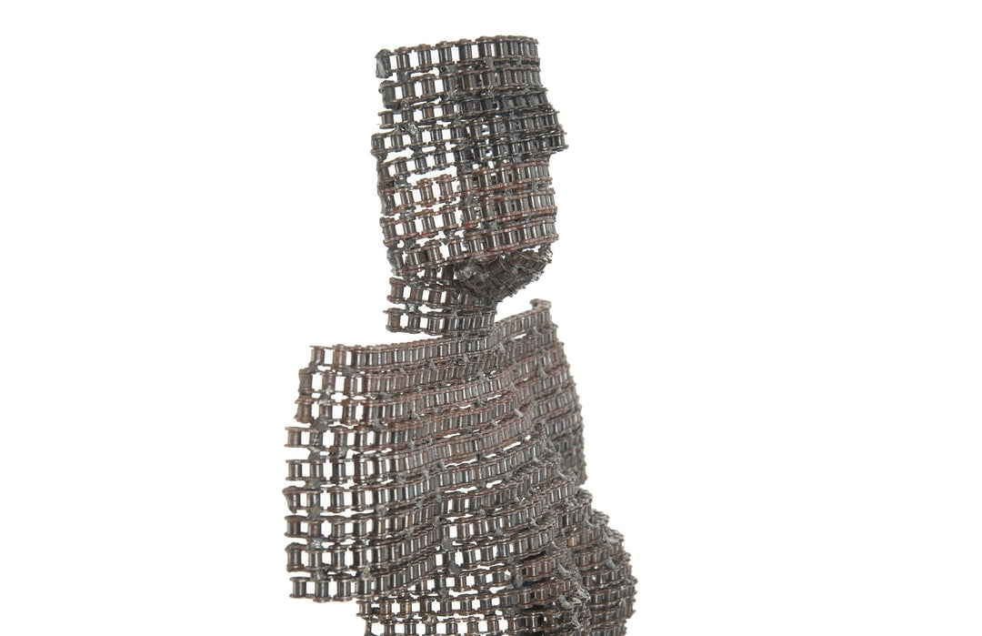 Chain Bust Sculpture on Stand - Phillips Collection - AmericanHomeFurniture