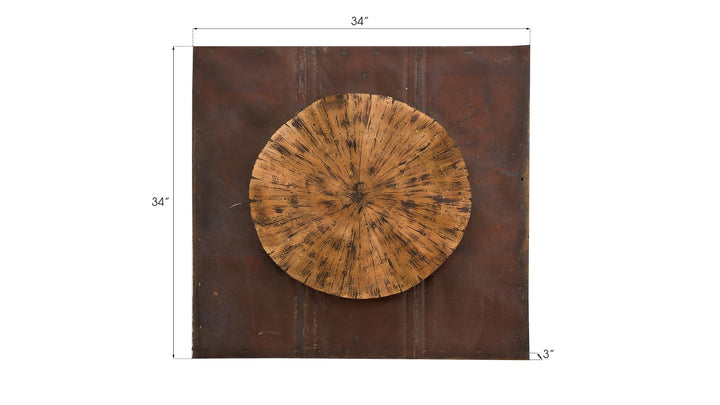 Medallion Wall Art, Amber - Phillips Collection - AmericanHomeFurniture