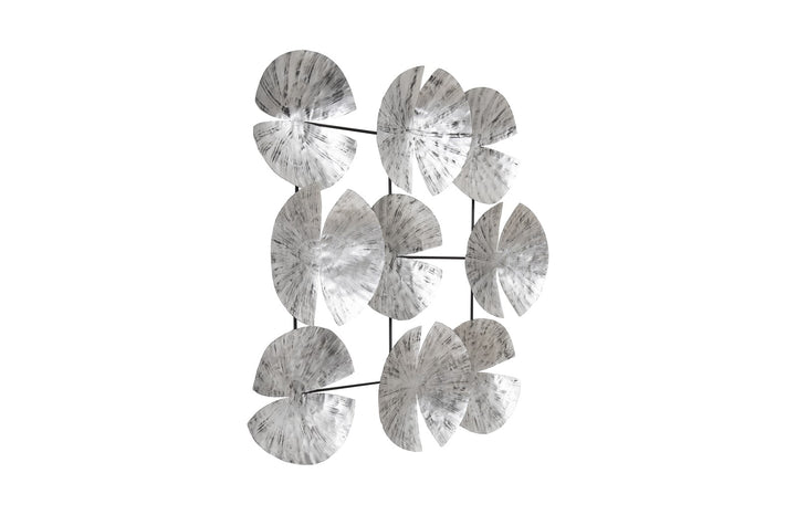 Ginkgo Leaf Wall Art, 9 Leaves, Silver - Phillips Collection - AmericanHomeFurniture