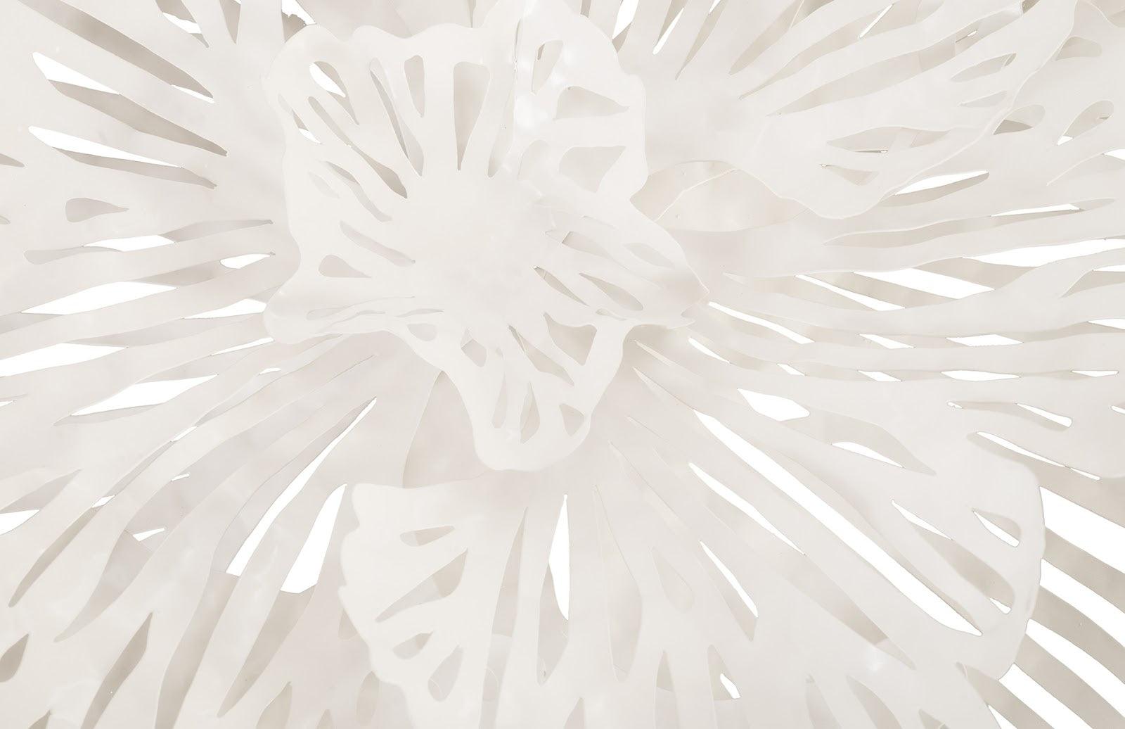 Flower Wall Art, Large, Dandelion, Metal - Thumbnail 2