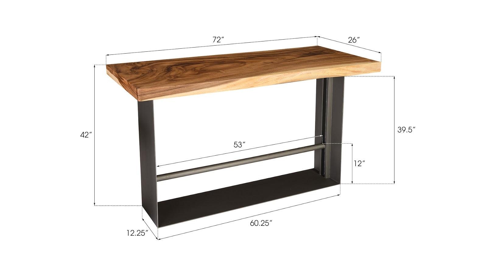 Iron Frame Bar Table