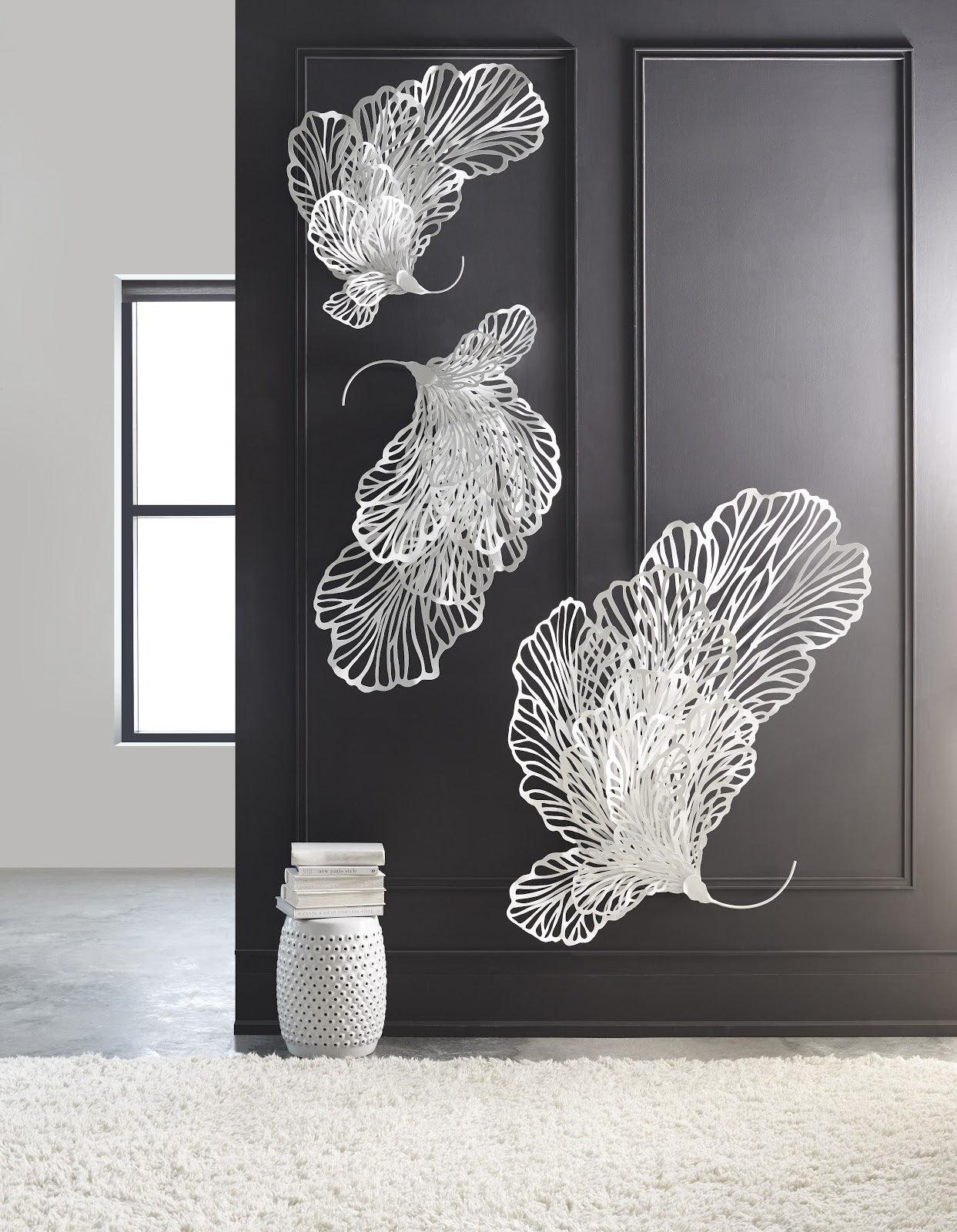 Phillips Collection Butterfly Wall Art, White, MD WALL ACCENTS