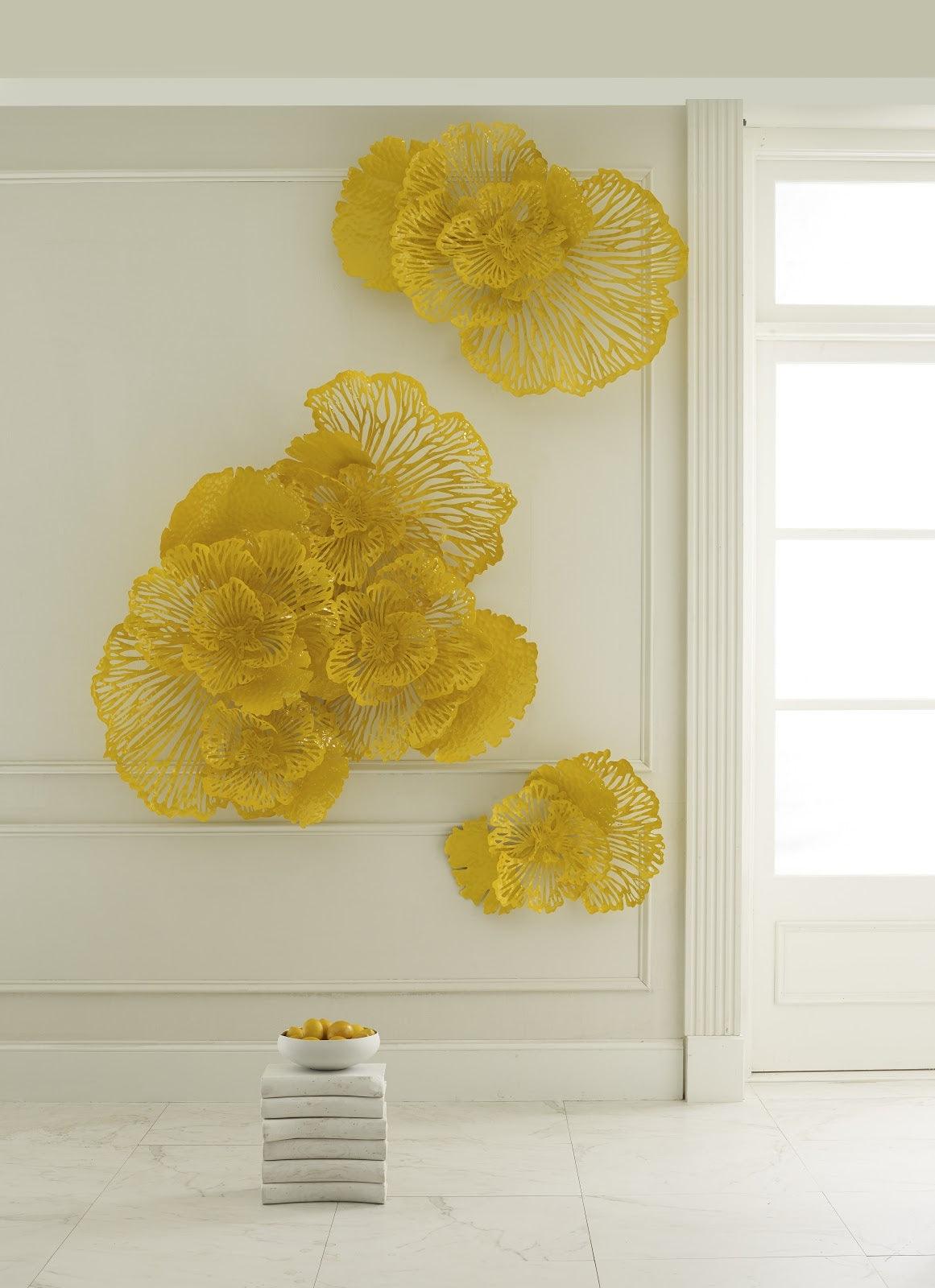 Phillips Collection Flower Wall Art, Small, Dandelion, Metal WALL ACCENTS