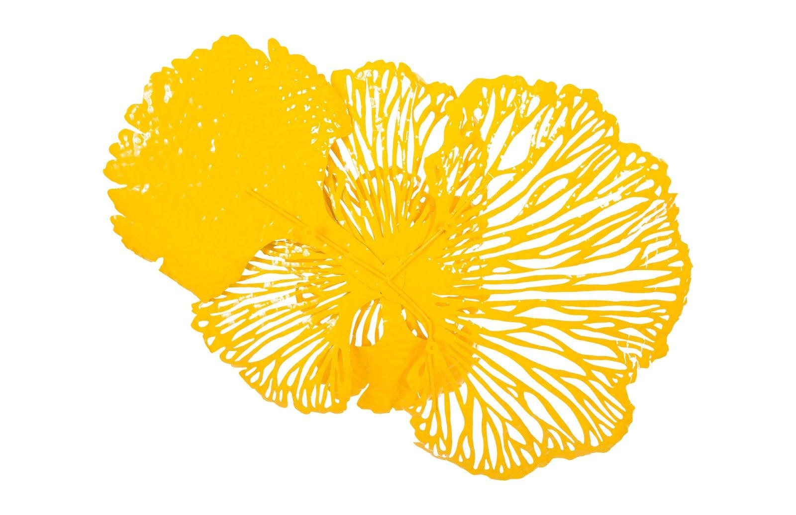 Flower Wall Art, Medium, Dandelion, Metal - Thumbnail 4