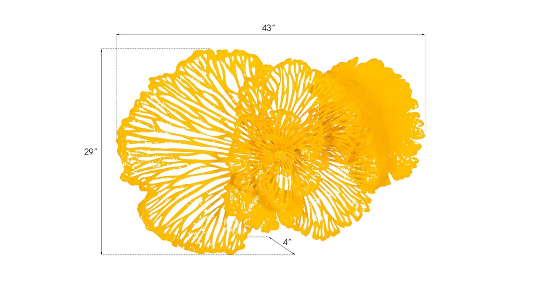 Flower Wall Art, Medium, Dandelion, Metal - Phillips Collection - AmericanHomeFurniture