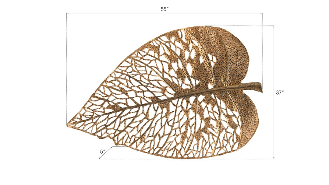 Birch Leaf Wall Art, Copper, MD - Phillips Collection - AmericanHomeFurniture