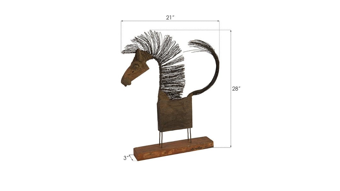 Wire Horse Sculpture, MD Body - Phillips Collection - AmericanHomeFurniture