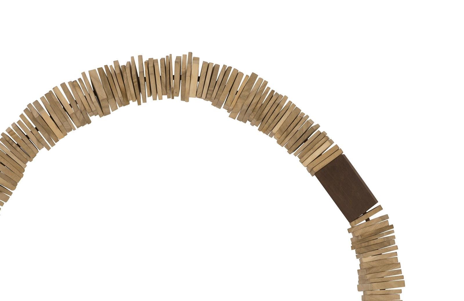Phillips Collection Stacked Wall Ring,  Bleached, LG WALL ACCENTS