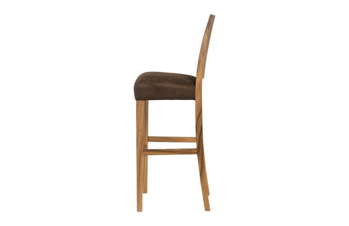 Ophelia Bar Stool, Chamcha Wood, Natural - Phillips Collection - AmericanHomeFurniture