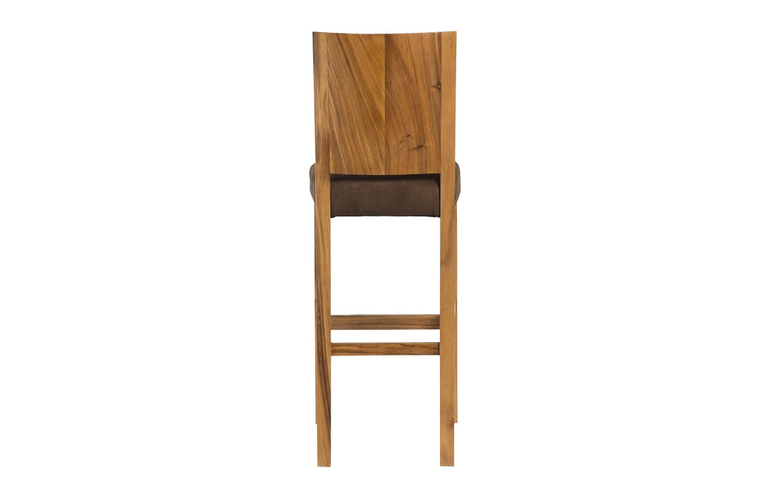 Ophelia Bar Stool, Chamcha Wood, Natural - Phillips Collection - AmericanHomeFurniture