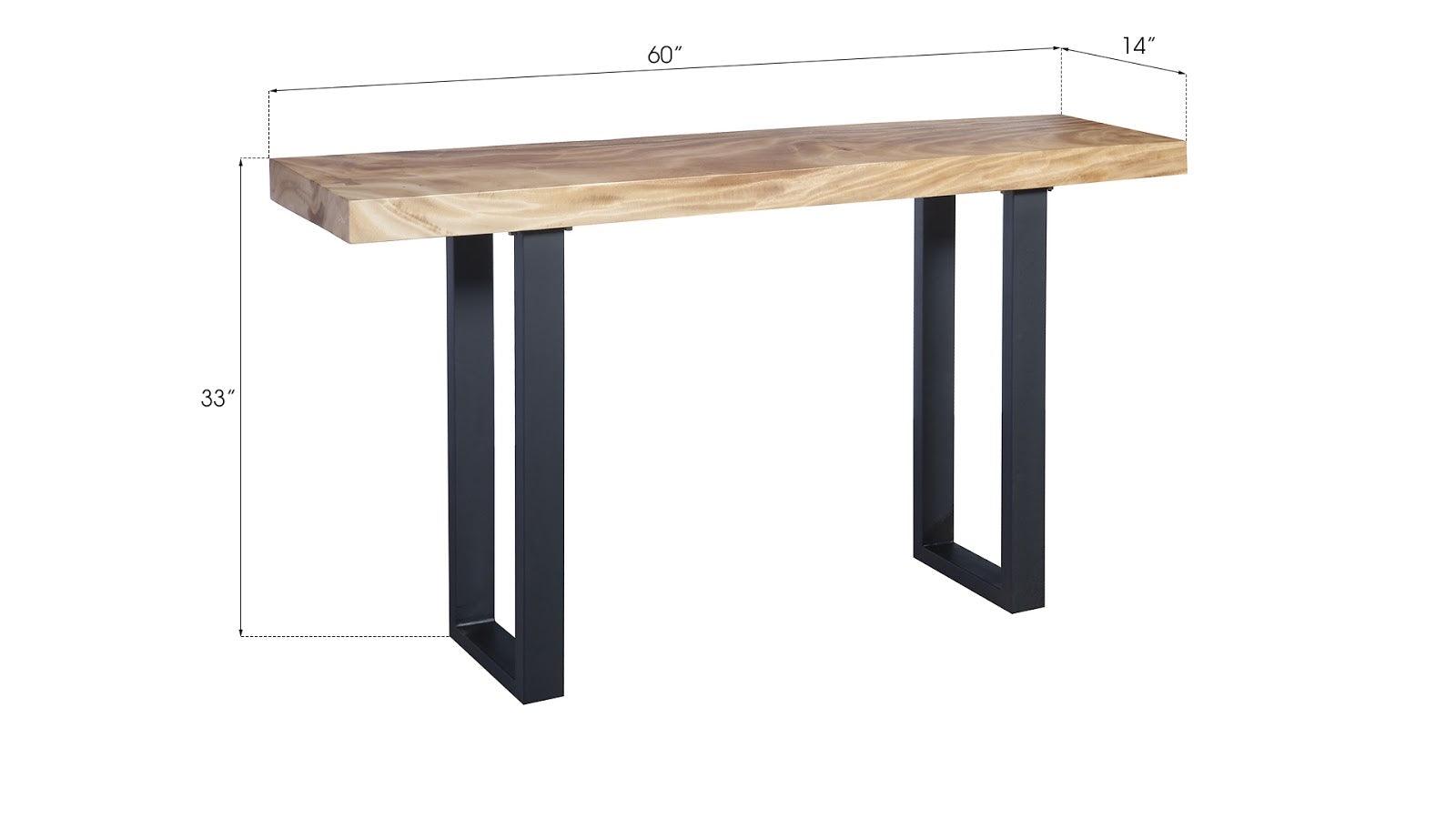 Origins Straight Edge Console Table - Thumbnail 4
