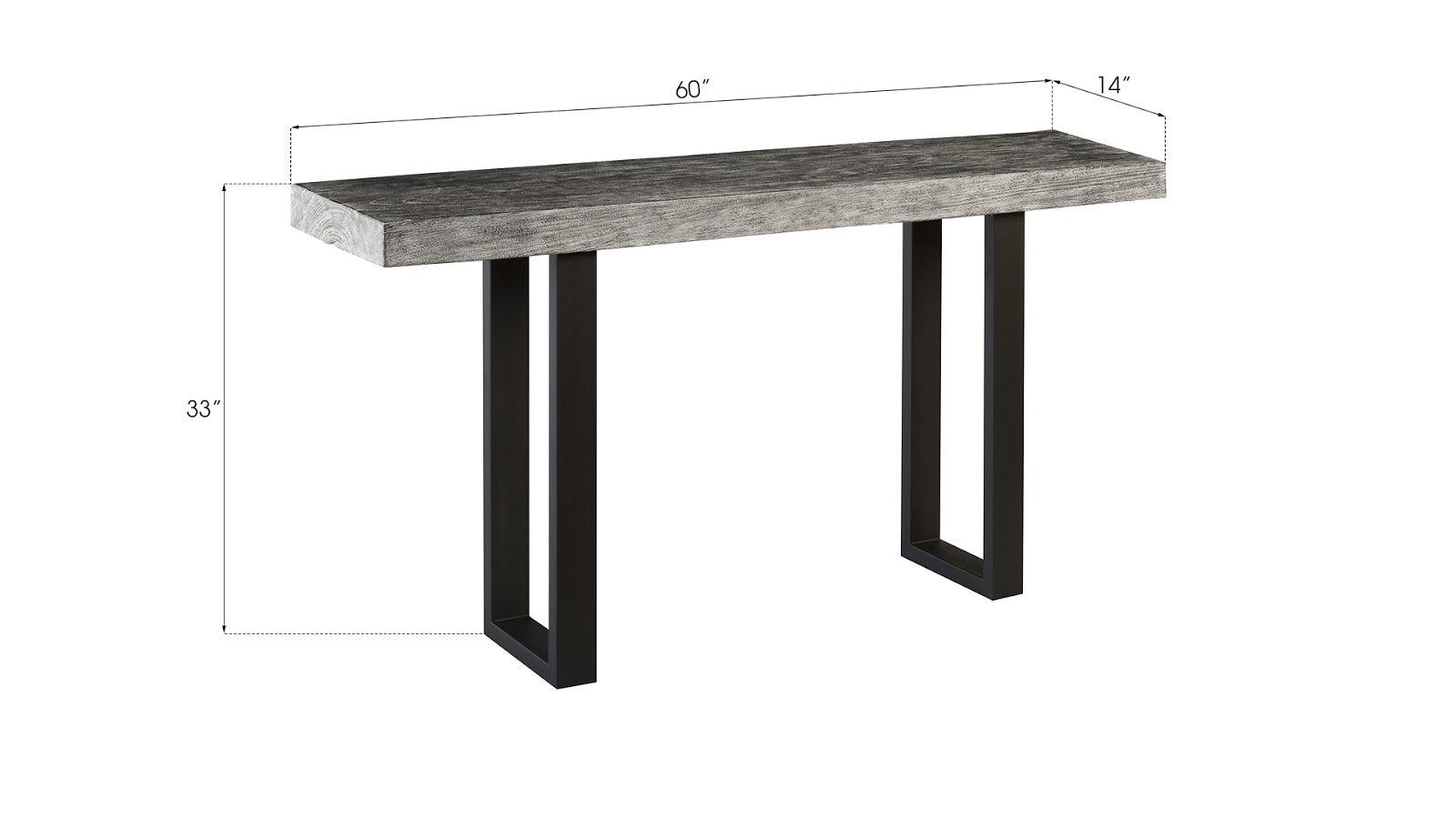 Origins Straight Edge Console Table - Thumbnail 3