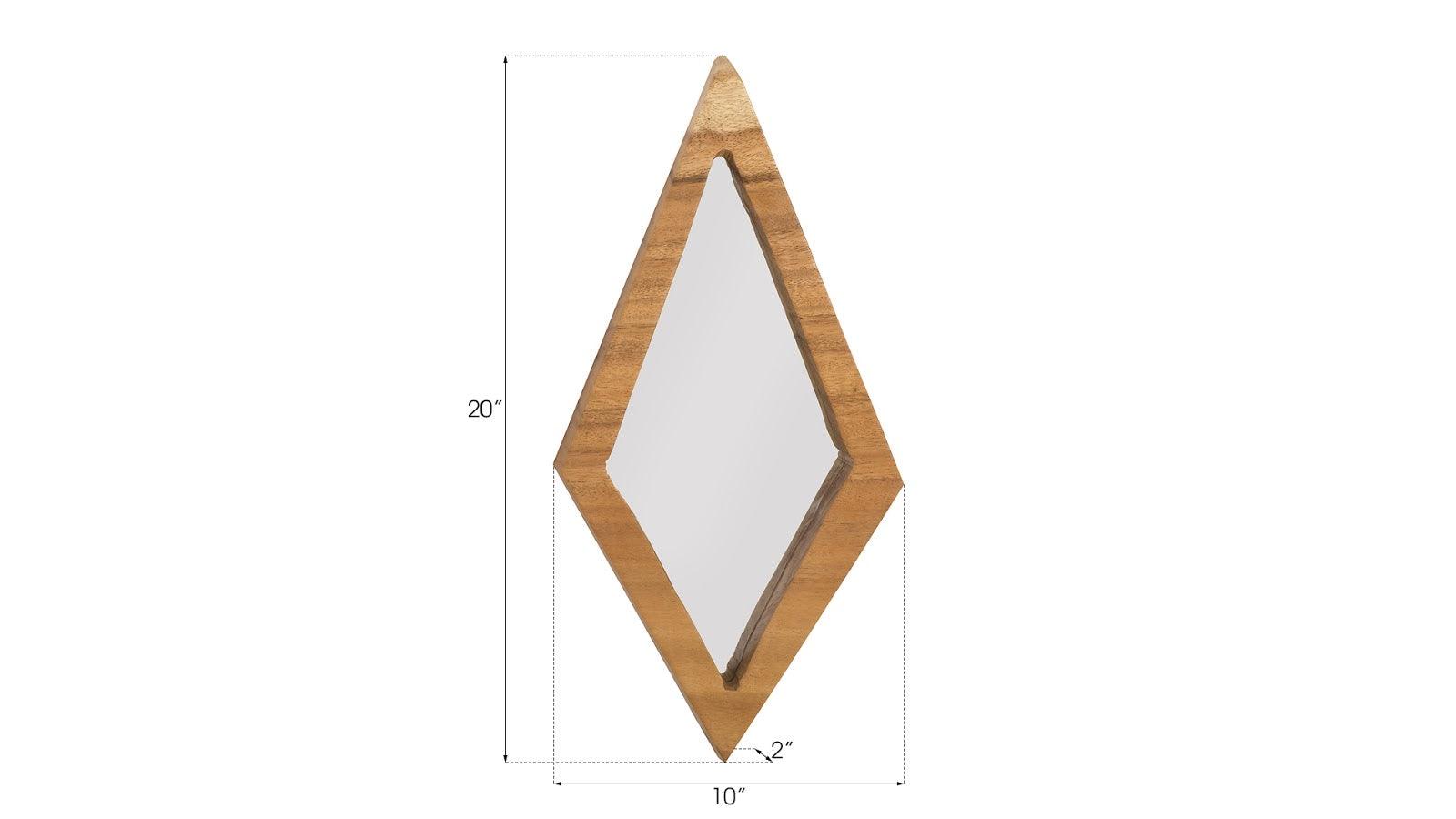 Diamond Mirror MD Natural - Thumbnail 3