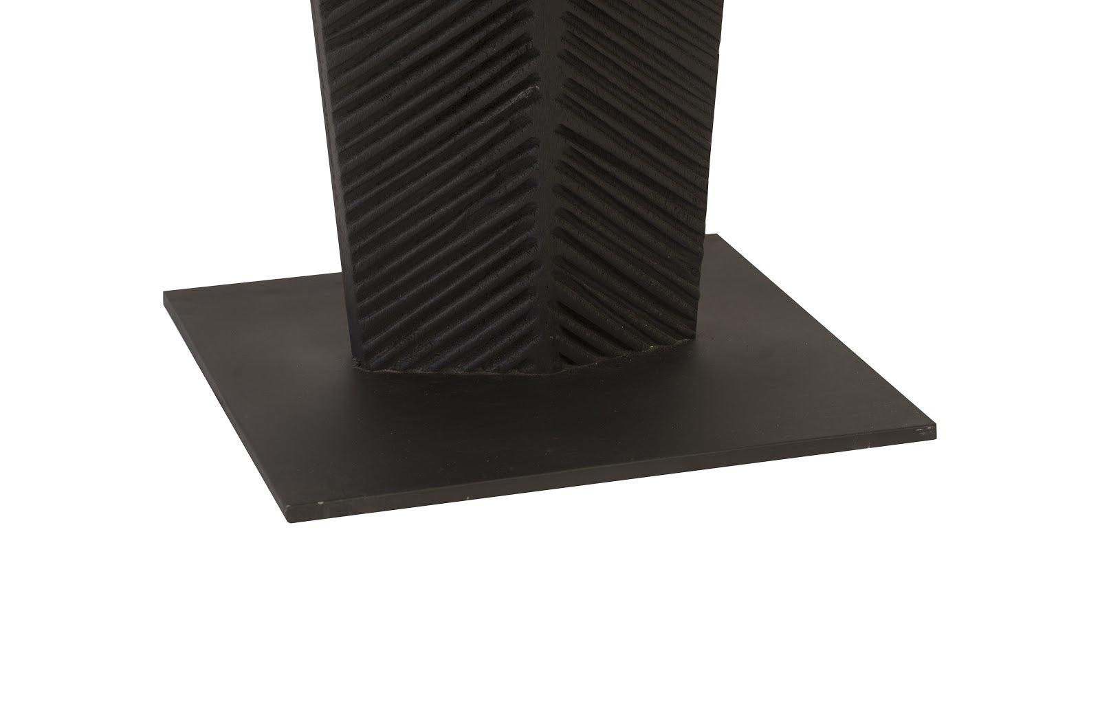 Phillips Collection Carved Leaf on Stand, Burnt, XL DECORATIVE OBJECTS