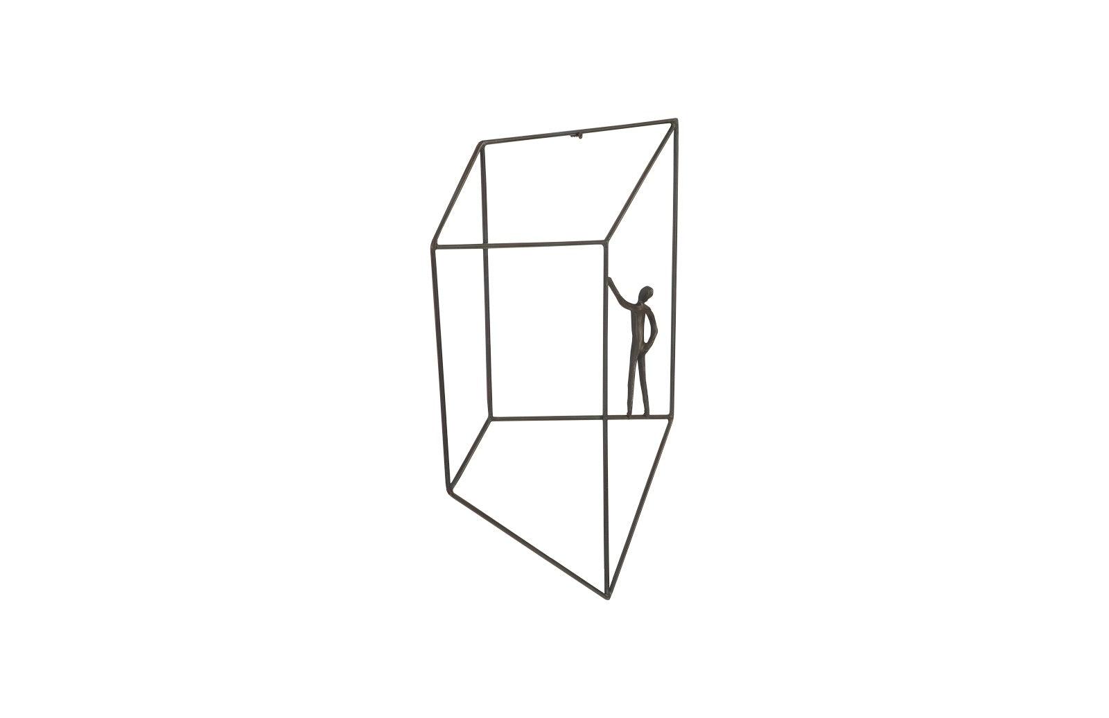Phillips Collection Perspective Wall Art, Square, Standing Arm Up WALL ACCENTS
