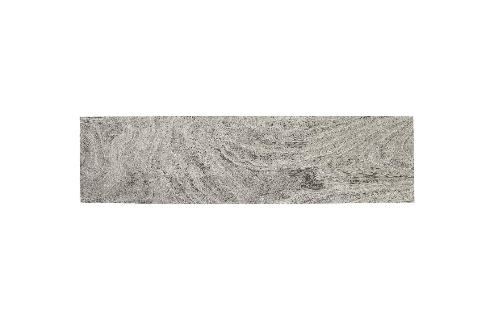 Phillips Collection Geometry Console Table, Gray Stone CONSOLE TABLES