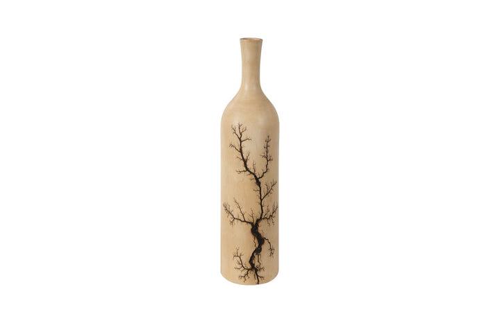 Lightning Bottle, Mango Wood, Long Neck - Phillips Collection - AmericanHomeFurniture