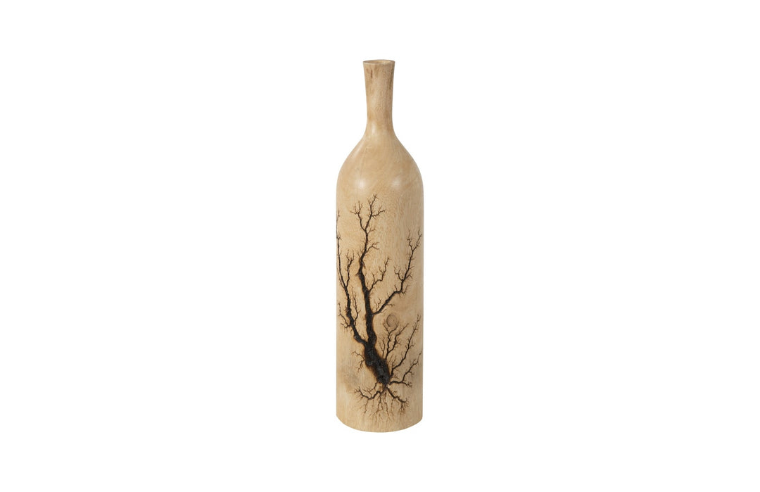 Lightning Bottle, Mango Wood, Long Neck - Phillips Collection - AmericanHomeFurniture