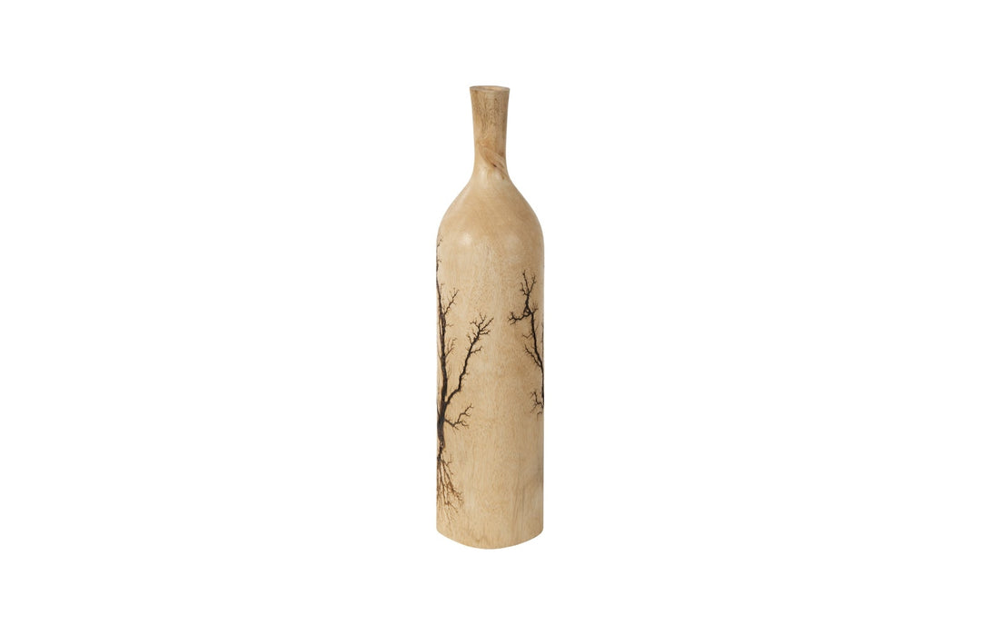 Lightning Bottle, Mango Wood, Long Neck - Phillips Collection - AmericanHomeFurniture