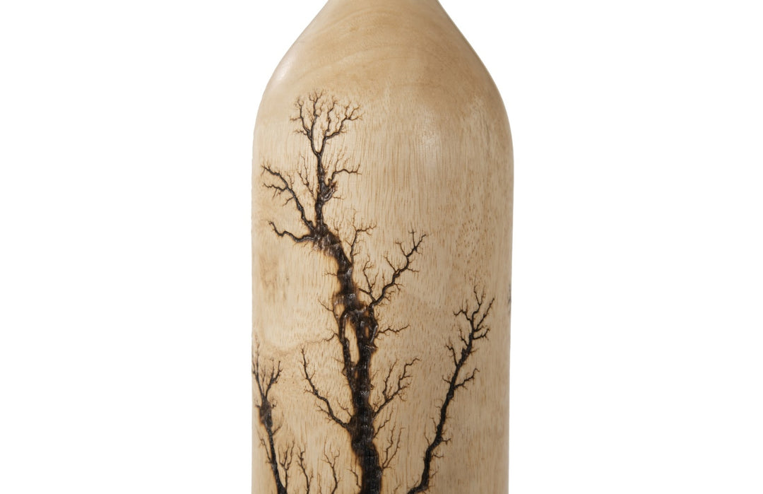 Lightning Bottle, Mango Wood, Long Neck - Phillips Collection - AmericanHomeFurniture
