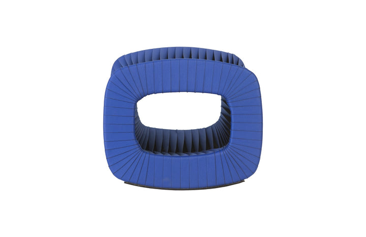 Seat Belt Ottoman, Blue/Black - Phillips Collection - AmericanHomeFurniture