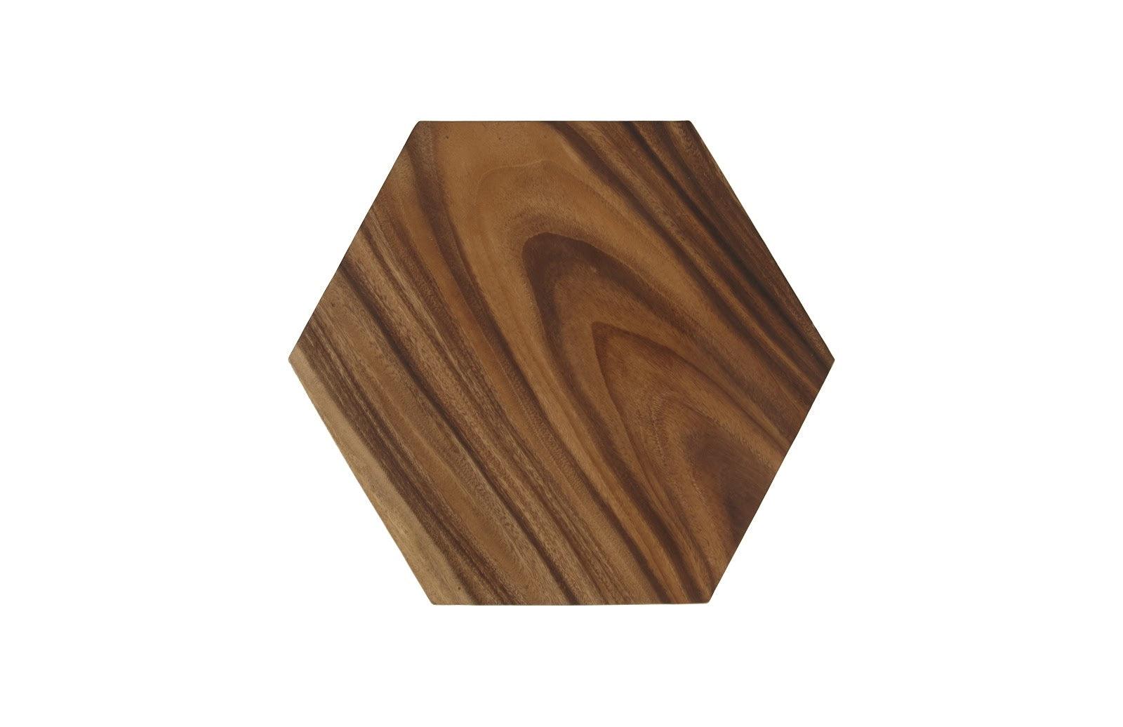 Phillips Collection Honeycomb Side Table, Chamcha Wood, MD ACCENT TABLES