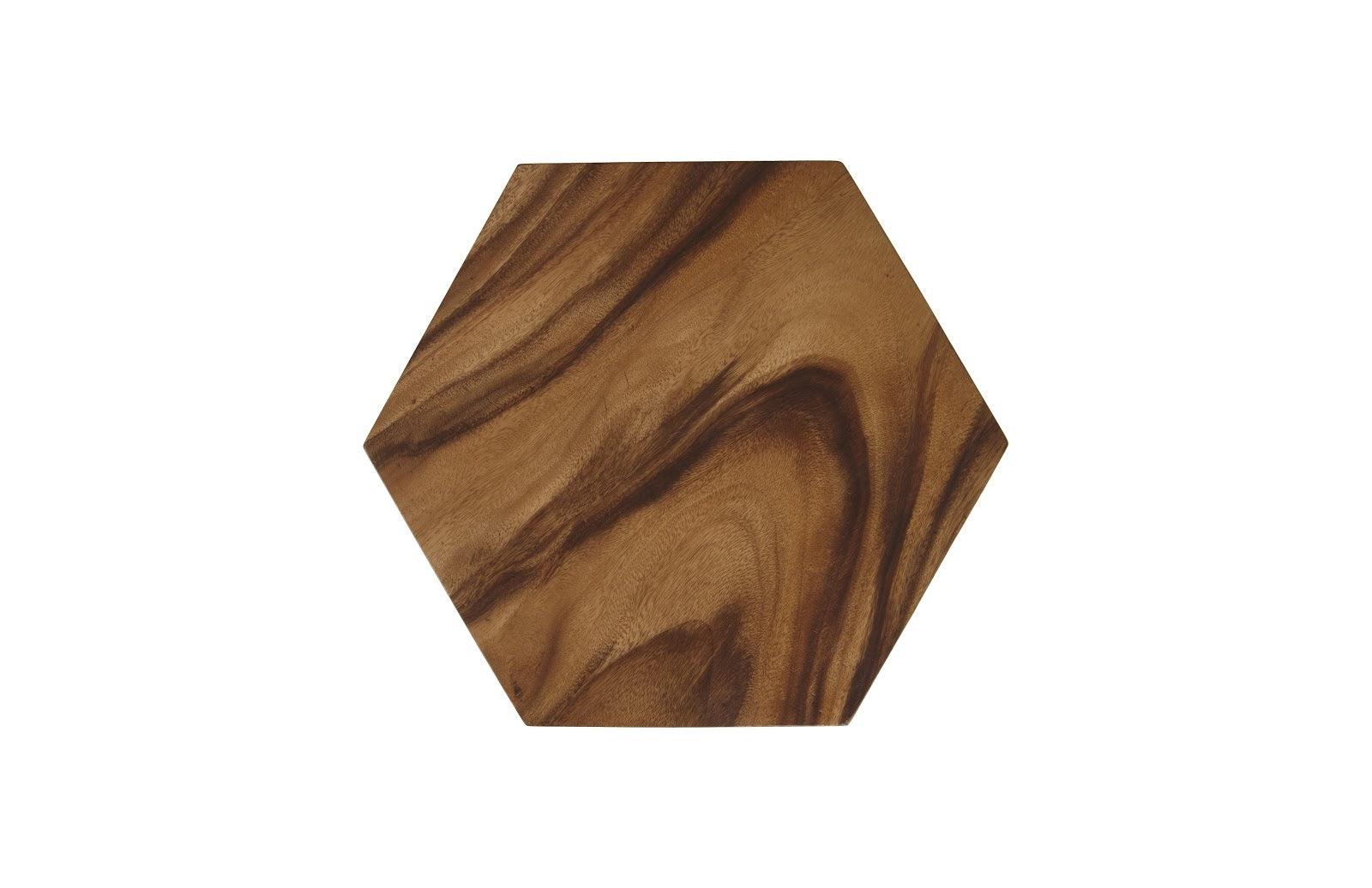Phillips Collection Honeycomb Side Table, Chamcha Wood, SM ACCENT TABLES