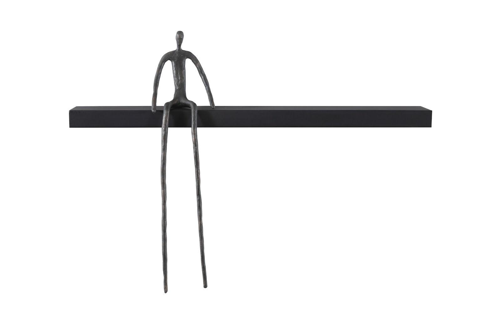 Phillips Collection Moveable Man on Shelf, Sitting, A WALL ACCENTS