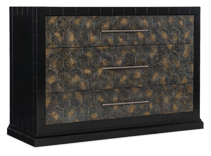 American Home Furniture | Hooker Furniture - Melange Mikkeli Three Drawer Chest