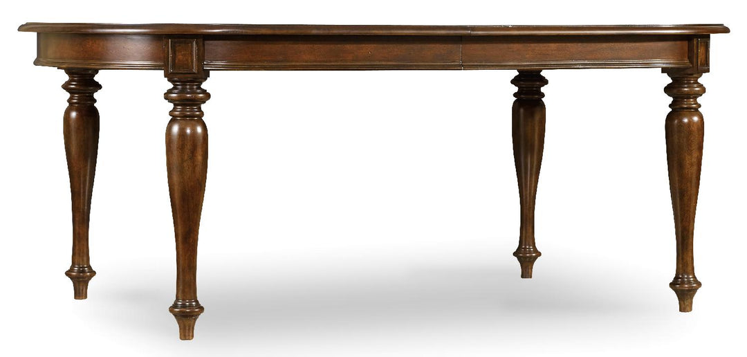 American Home Furniture | Hooker Furniture - Leesburg Leg Table with Two 18'' Leaves