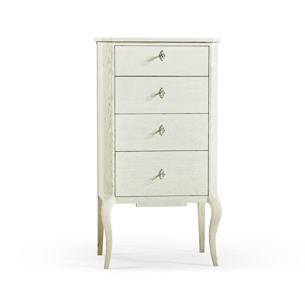 White Cap Small Drawer Chest