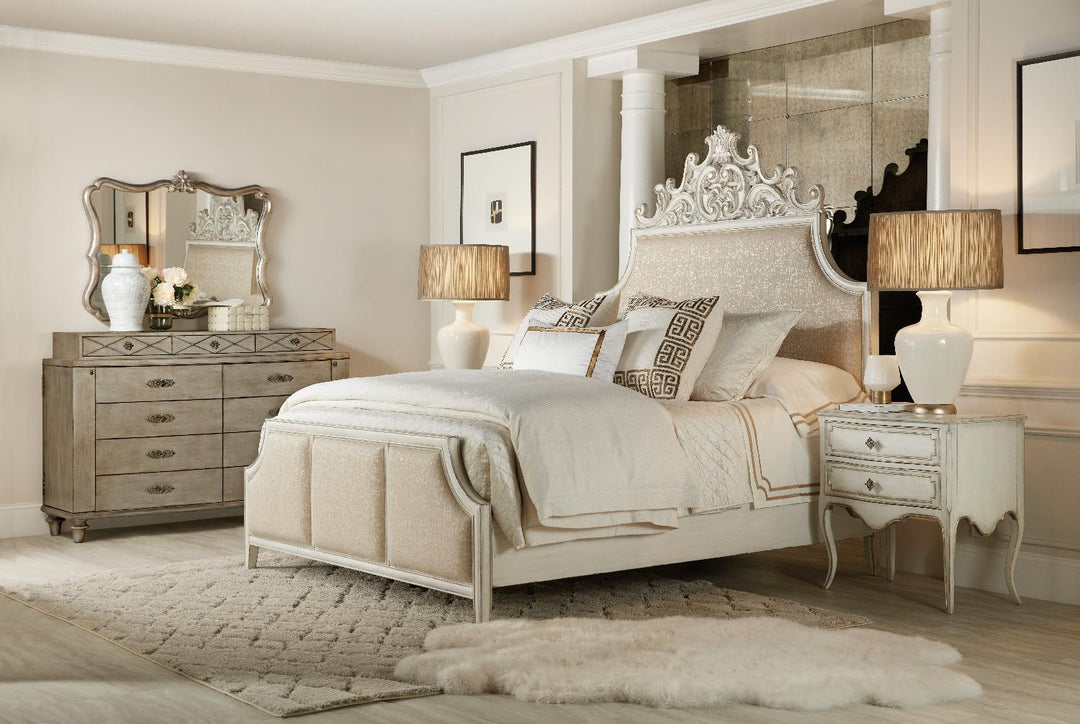 American Home Furniture | Hooker Furniture - Sanctuary Coco En Blanc Nightstand