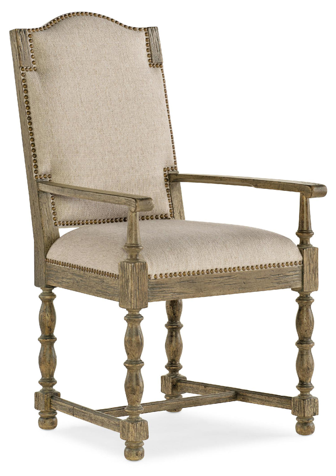 American Home Furniture | Hooker Furniture - La Grange Kruschel Square Back Arm Chair - Set of 2