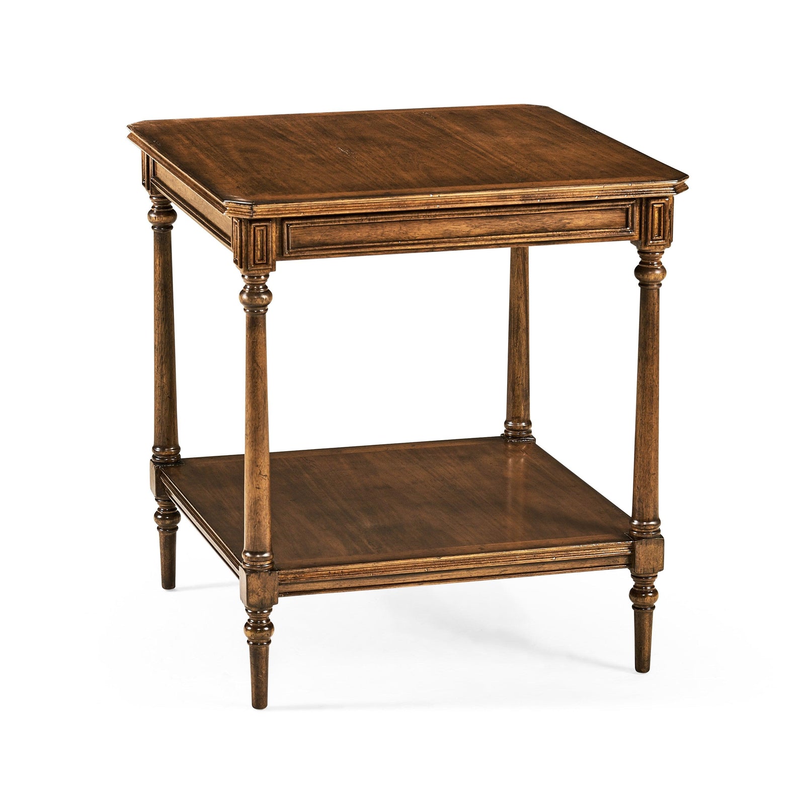 Jonathan Charles Casual Accents Victorian Style Walnut Side Table ACCENT TABLES