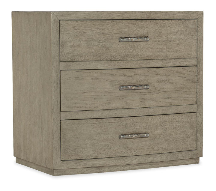 American Home Furniture | Hooker Furniture - Linville Falls Ashford Three Drawer Nightstand