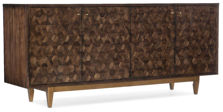 American Home Furniture | Hooker Furniture - Melange Alpine Four-Door Credenza