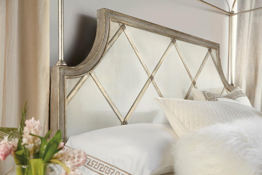 American Home Furniture | Hooker Furniture - Sanctuary Diamont Canopy Panel Bed