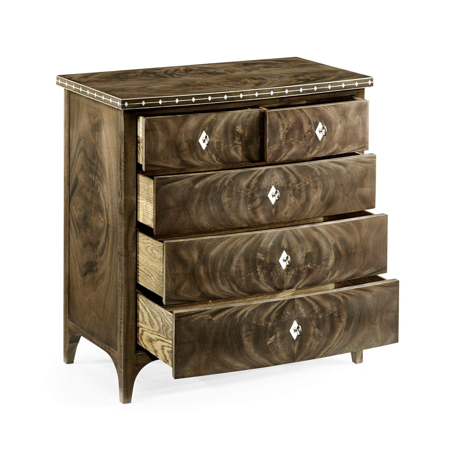 Jonathan Charles Buckingham Bleached Mahogany Chest of Drawers SIDEBOARDS + CREDENZAS
