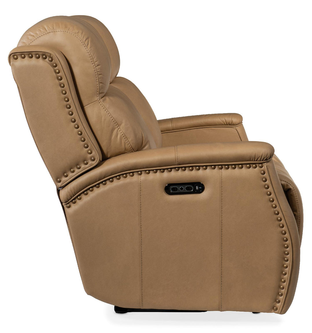 American Home Furniture | Hooker Furniture - Rhea Zero Gravity Power Loveseat with Power Headrest