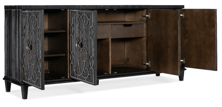 American Home Furniture | Hooker Furniture - Melange Madeline Four Door Credenza