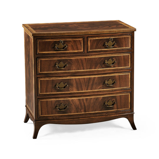 Jonathan Charles Buckingham Mahogany Bedside Chest of Drawers SIDEBOARDS + CREDENZAS