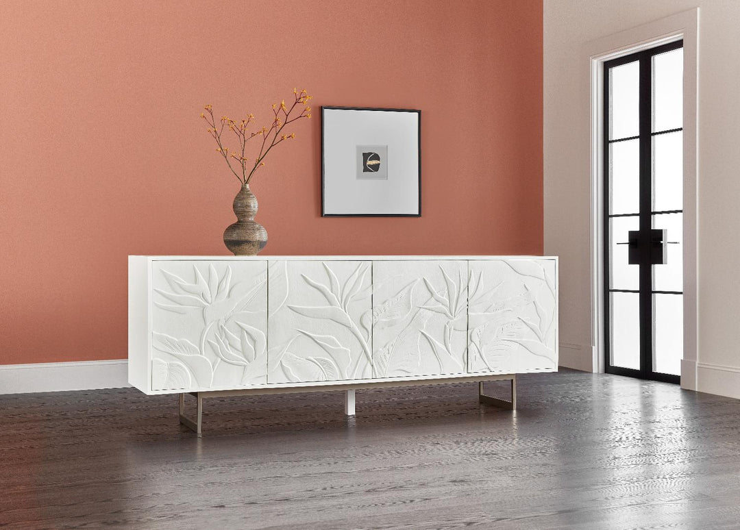 American Home Furniture | Hooker Furniture - Melange Passerine Four Door Credenza