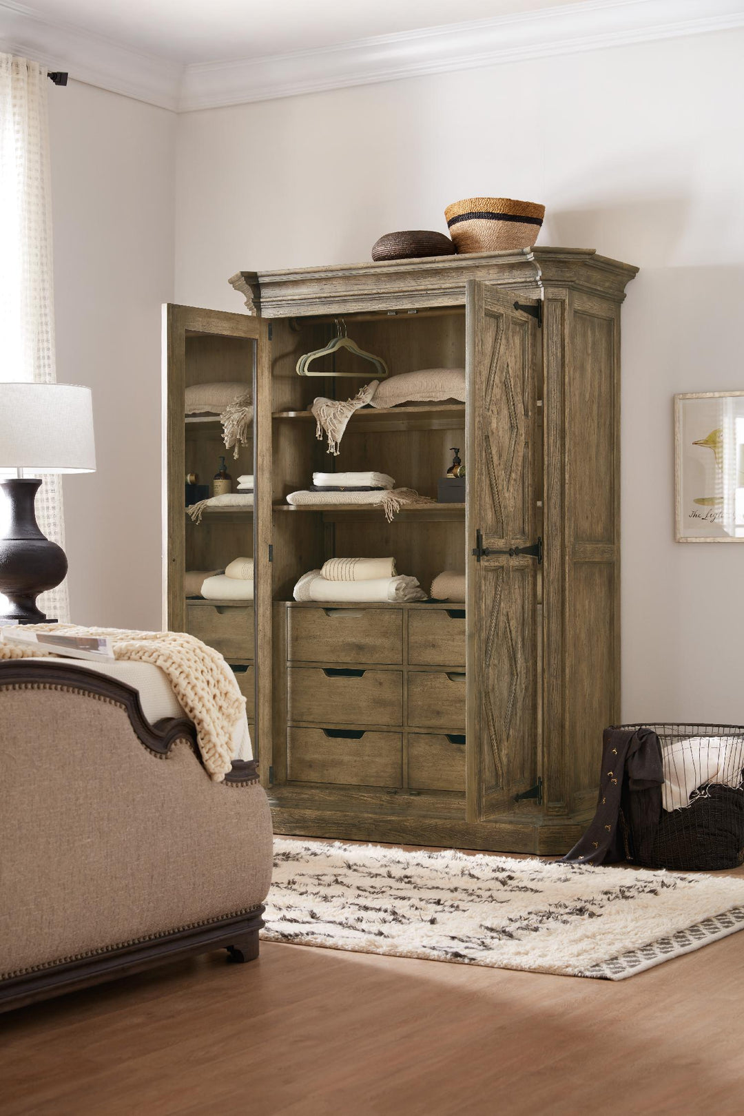 American Home Furniture | Hooker Furniture - La Grange Mt. Maria Wardrobe