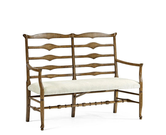 Jonathan Charles Casual Accents Ladderback Bench BENCHES